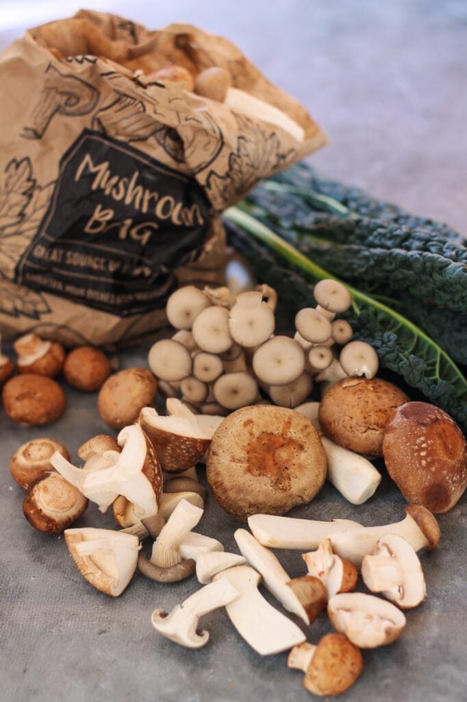 Seasonal mushrooms