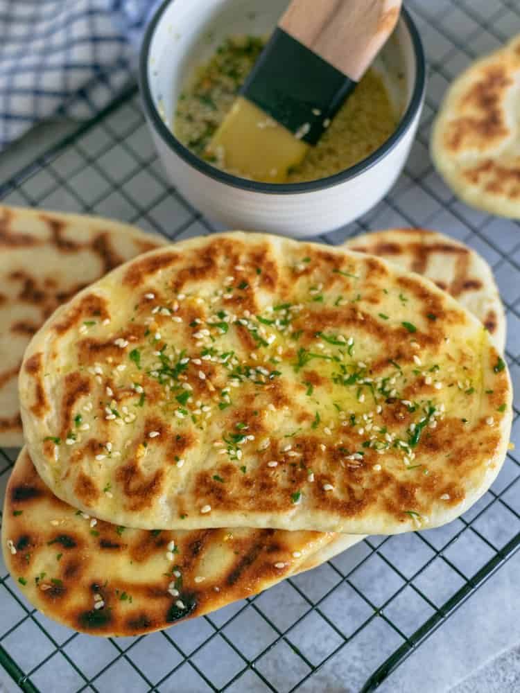 Homemade Yoghurt Naan