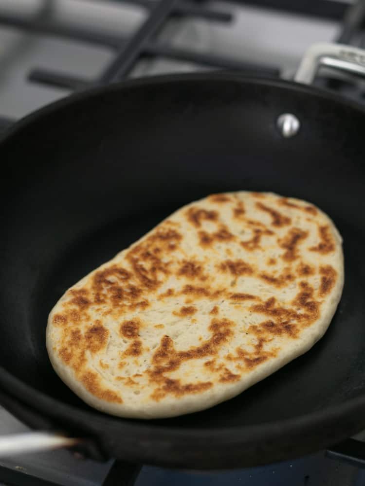 Homemade Yoghurt Naan