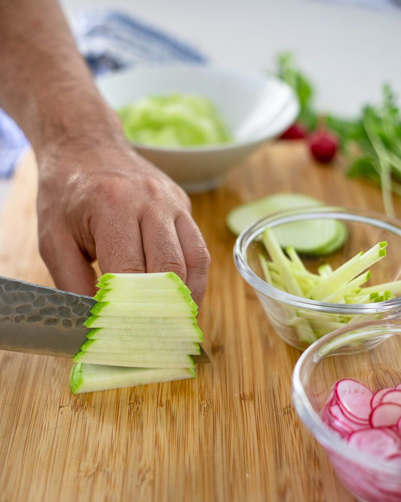 Salad for gravatlax