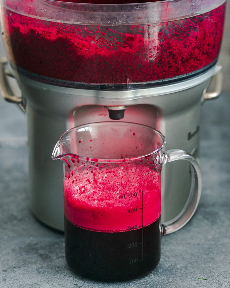 Juicing beetroot