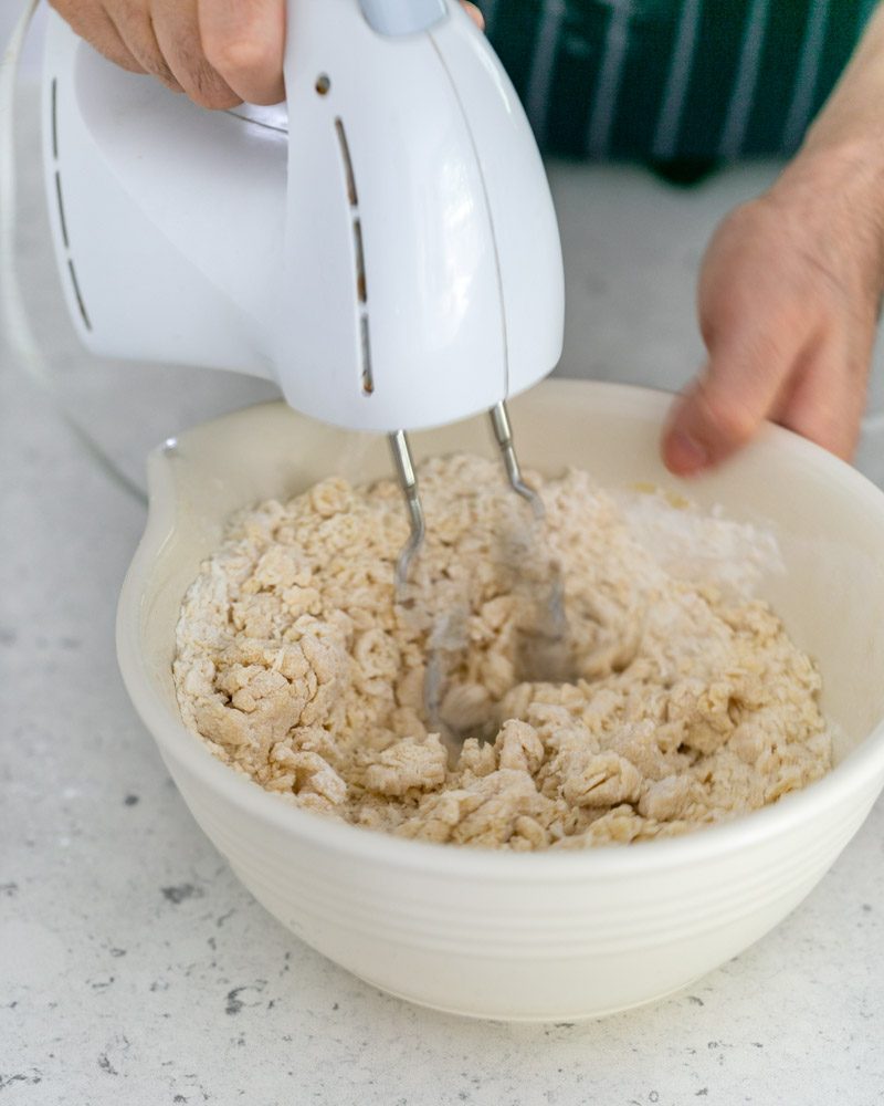 Making Zopf dough 