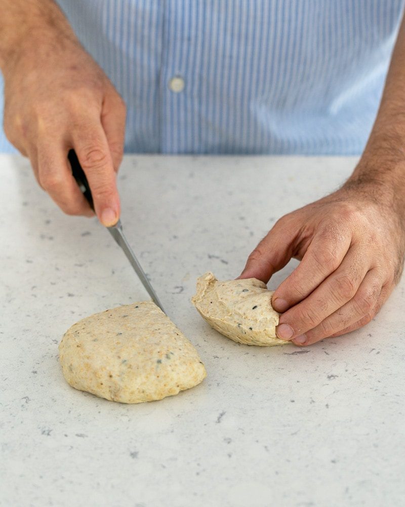 Making the lavosh dough