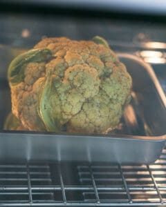 cooking whole roasted cauliflower