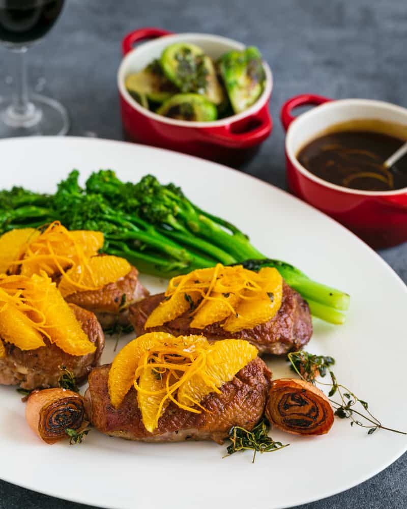 Duck Breast a l’Orange with Sauce Bigarade