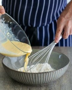 Buttermilk Mix added to souffle-style pancake batter