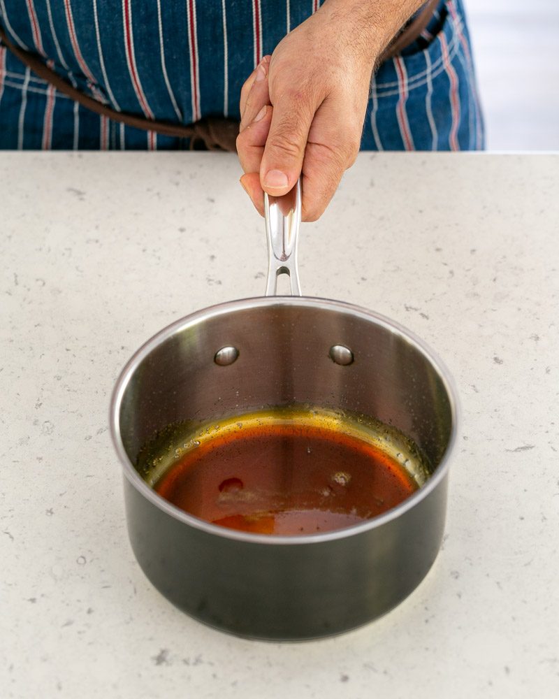 Caramel fondant decorations