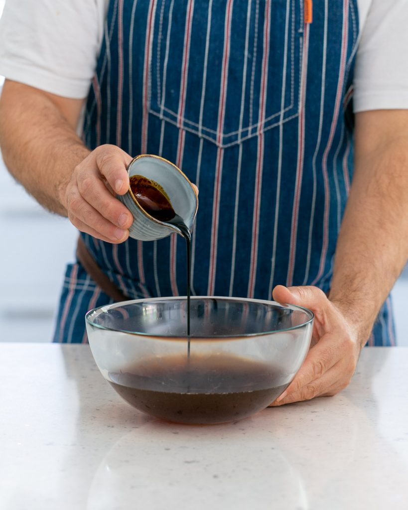 Chicory syrup added to coffee sugar mix