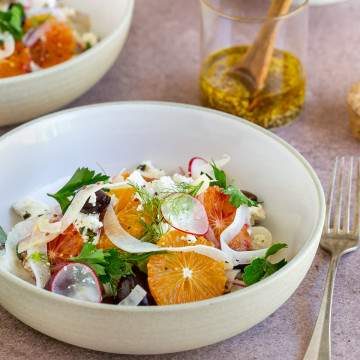 Shaved fennel salad with oranges