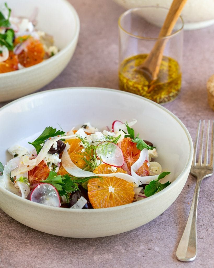 Shaved fennel salad with oranges