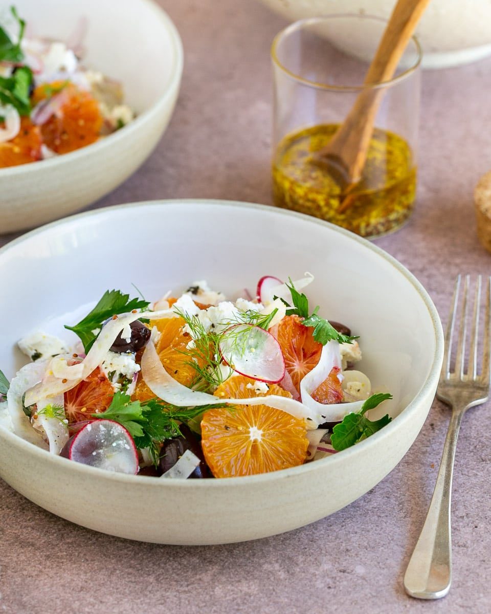 Fennel Blood Orange Salad with Feta-image
