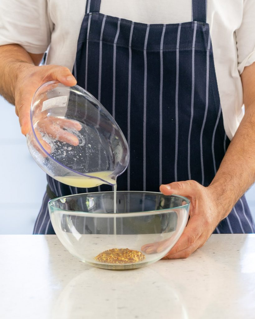 Salad dressing for fennel blood orange and feta salad