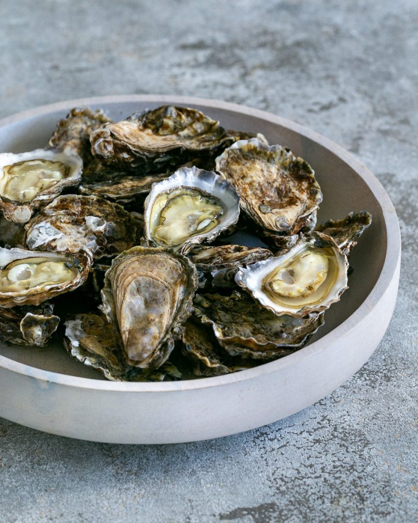 Fresh Nambucca Oysters on ice