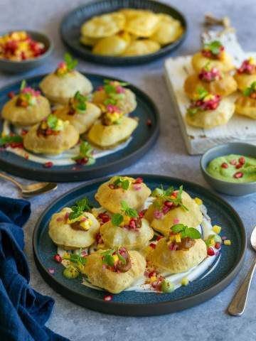 Puri Chaat Bites - An Indian Appetiser