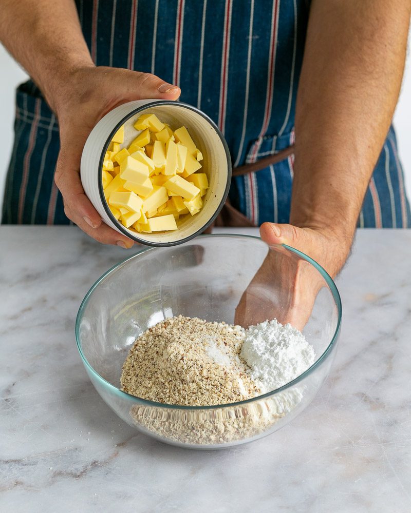 ingredients to make tart shell