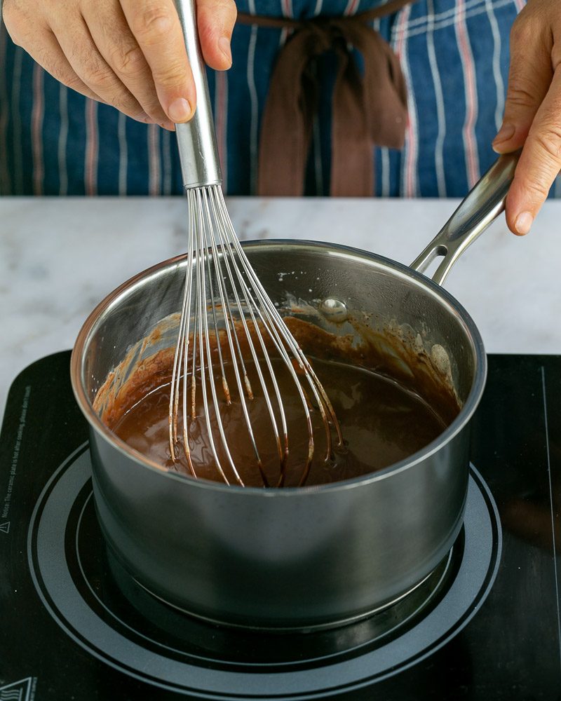 Prepared chocolate ganache