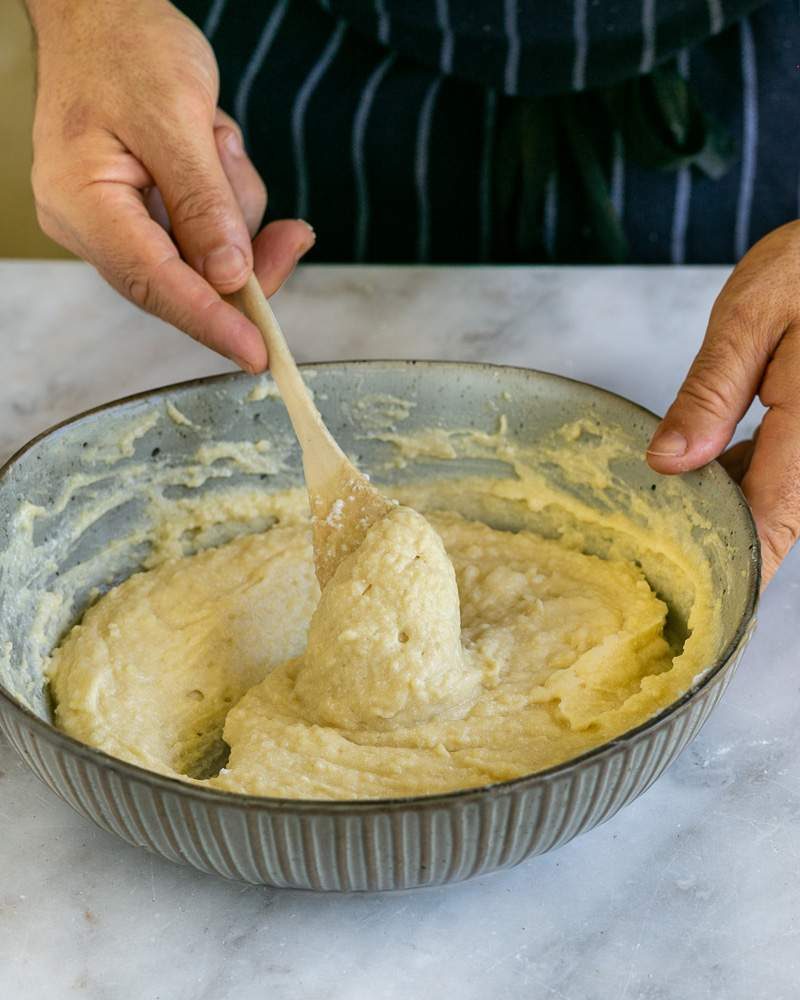 Batter for potato blinis