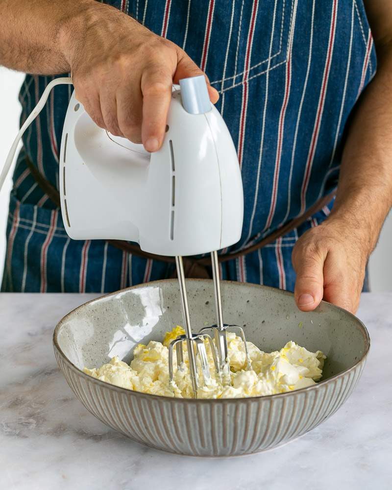 Preparing Cheesecake Mousse