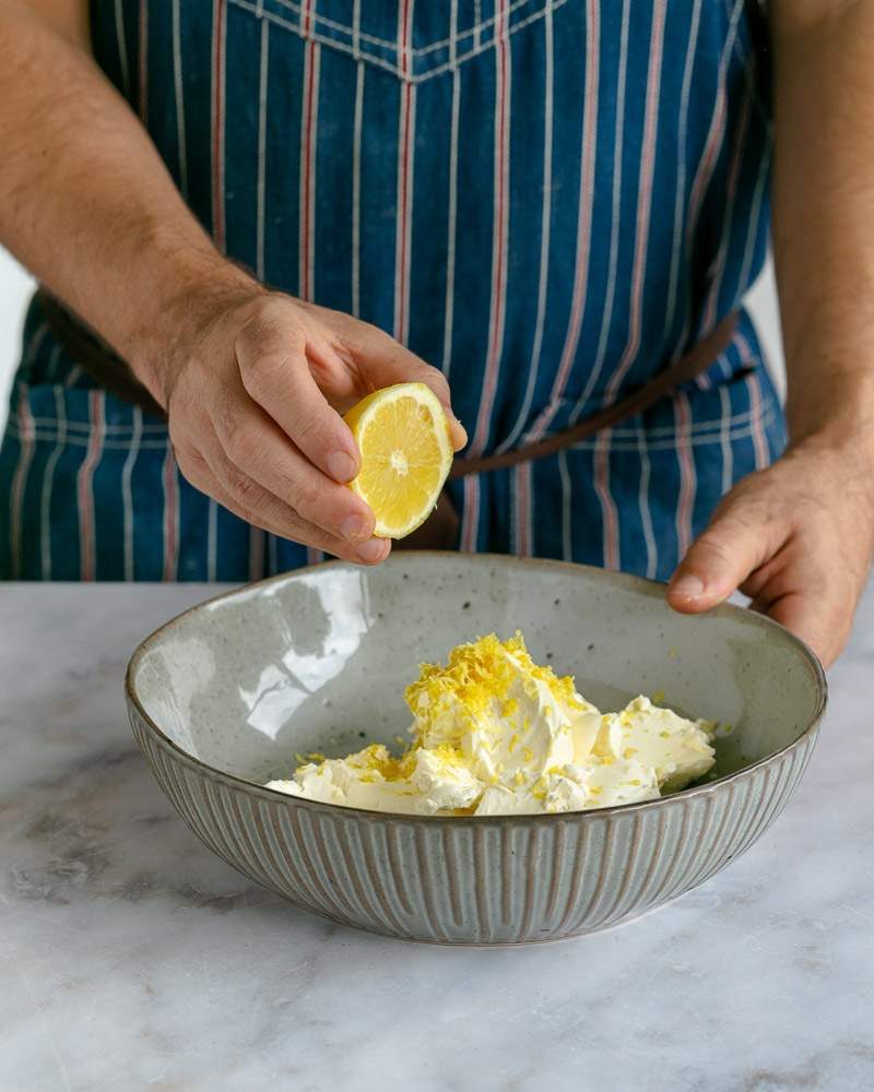 Preparing Cheesecake Mousse