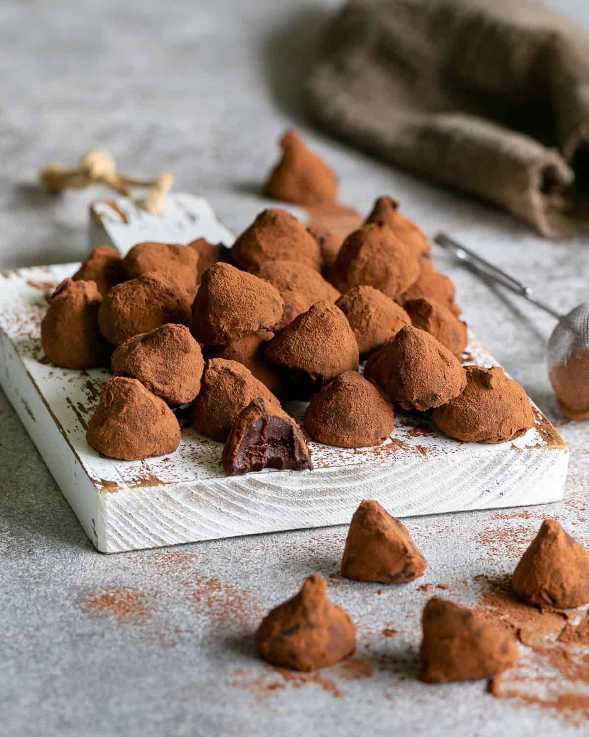 Dark Chocolate Truffles - Erren's Kitchen