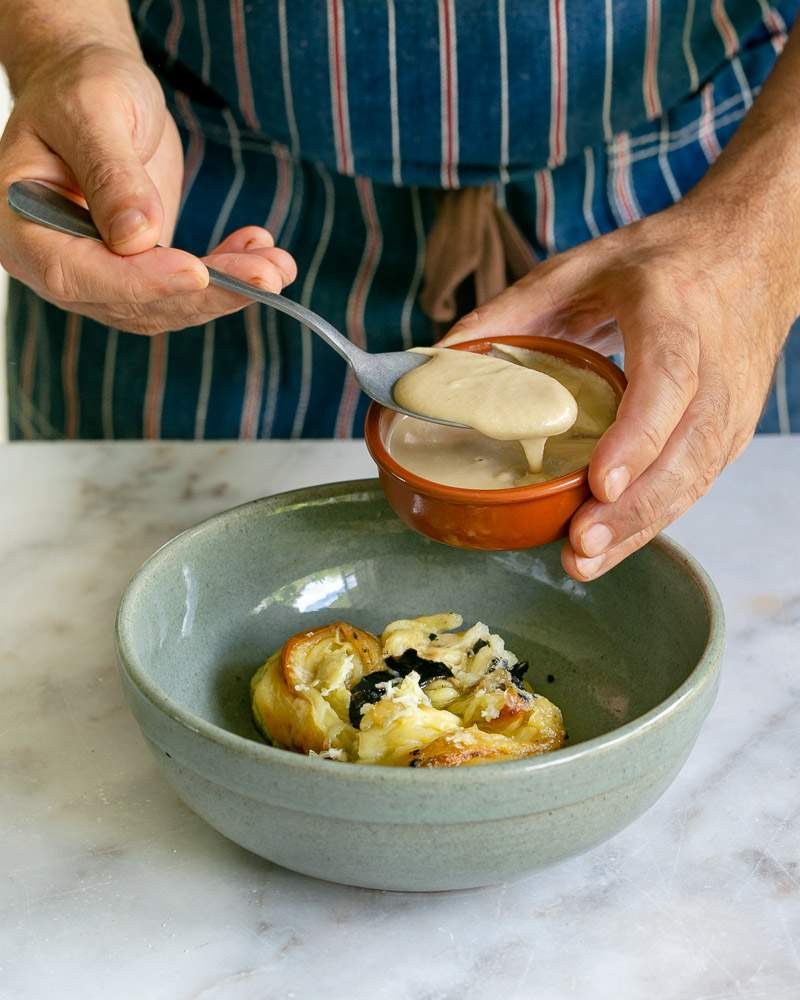 Making babaganoush