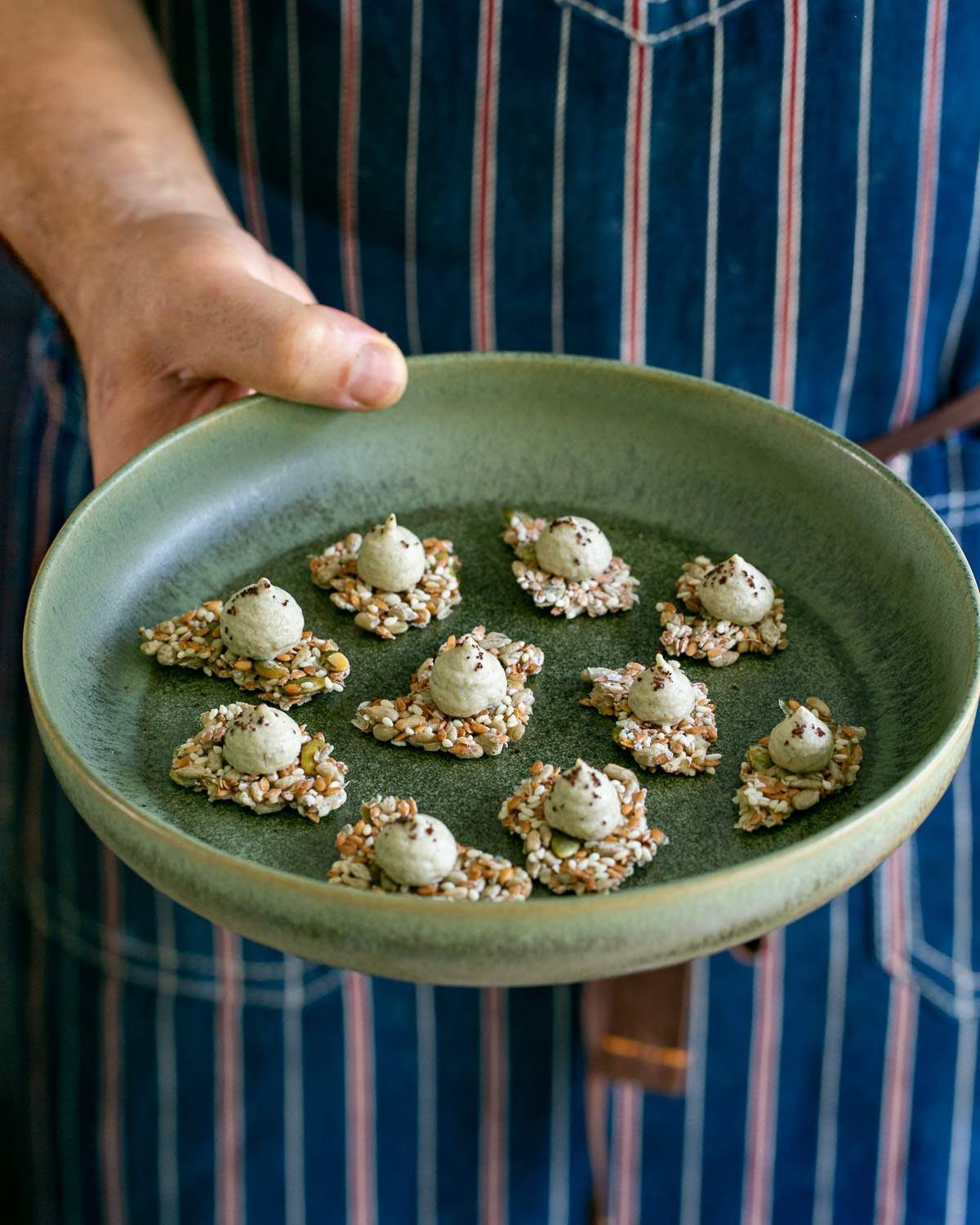 Eggplant Babaganoush Canapes