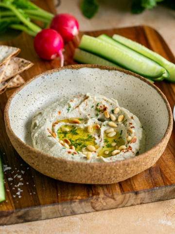 Babaganoush in a bowl