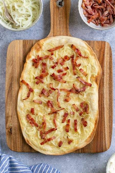 Flammkuchen Recipe (Tarte Flambee) - Between2Kitchens