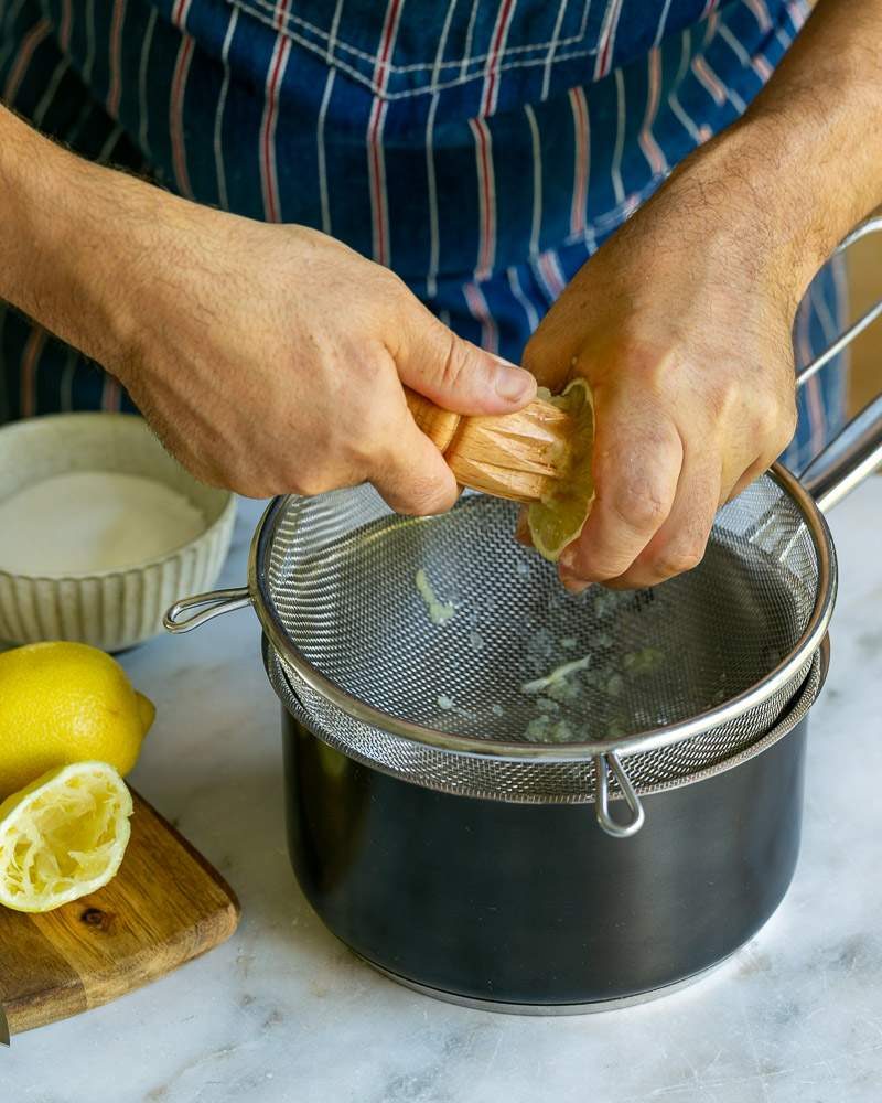 Making Lemon Curd