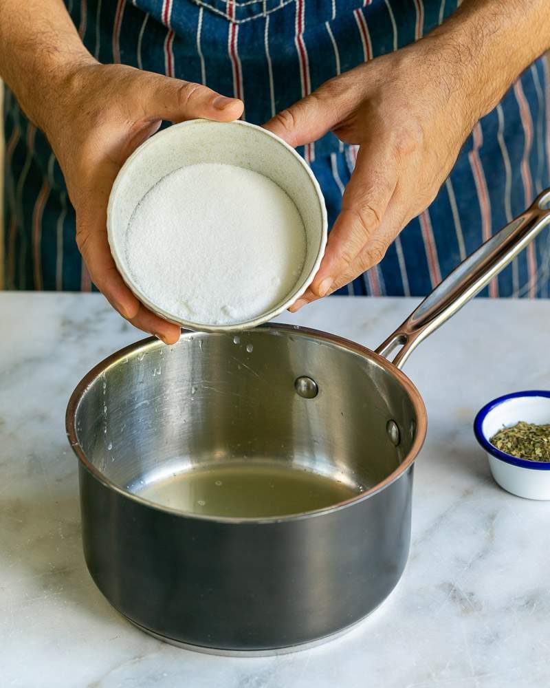 Making lemon curd