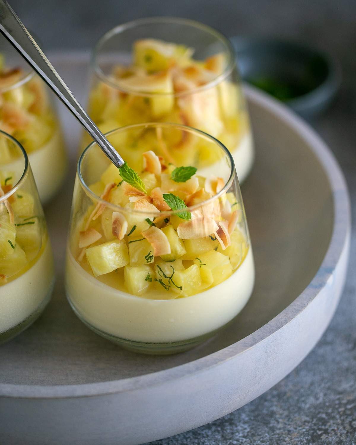 Pina Colada Panna Cotta