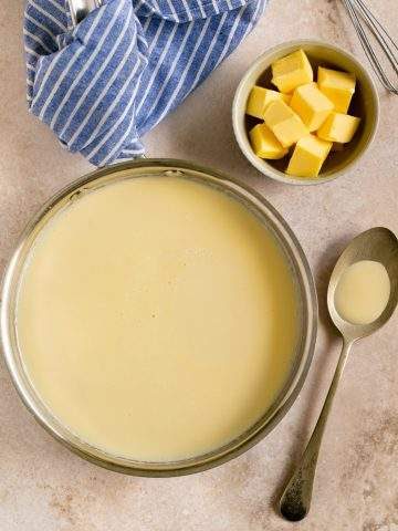 White wine butter sauce