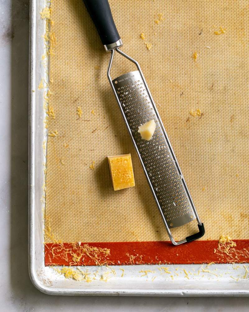 Tools needed to make cheese crisp