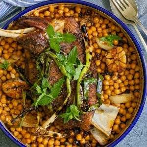 Slow cooked lamb shoulder roast