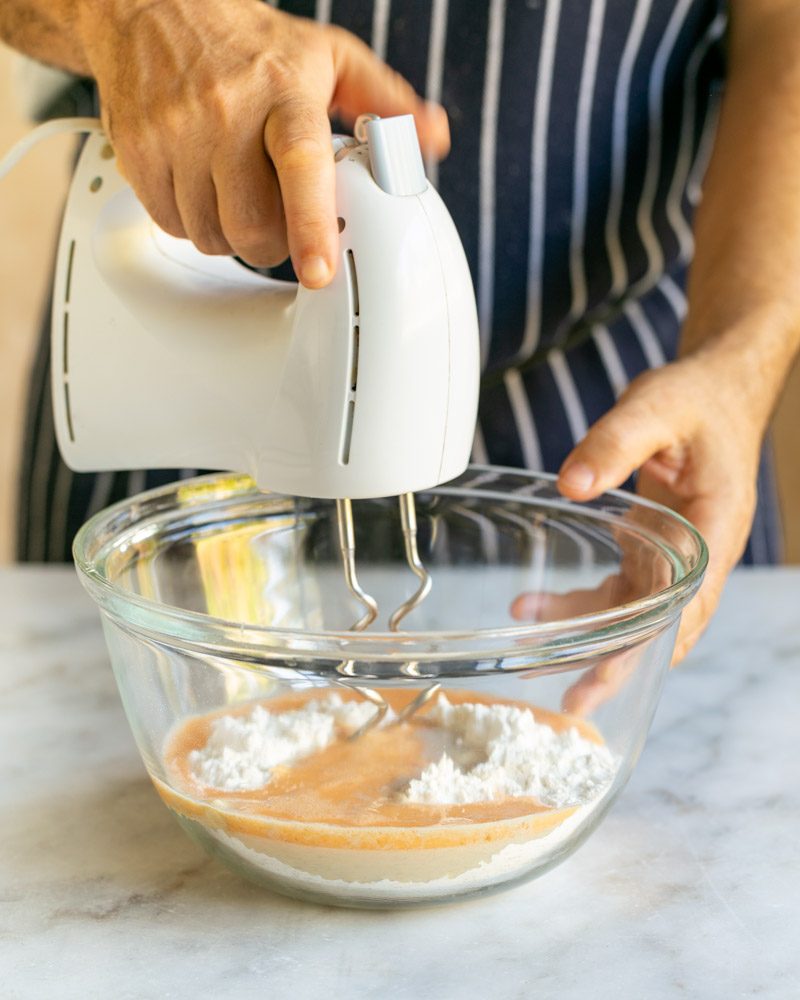 Making the brioche dough