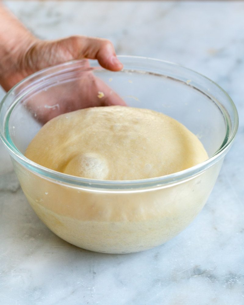 Brioche risen dough