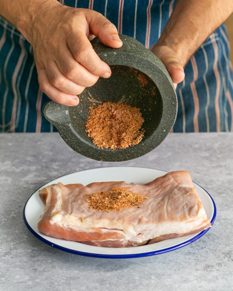 Spice mix for pork belly