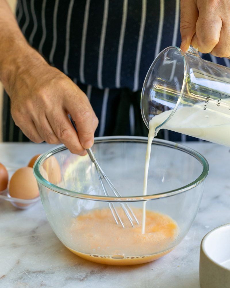 Egg mixture for making brioche french toast