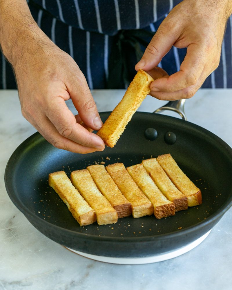 Toasted Brioche batons