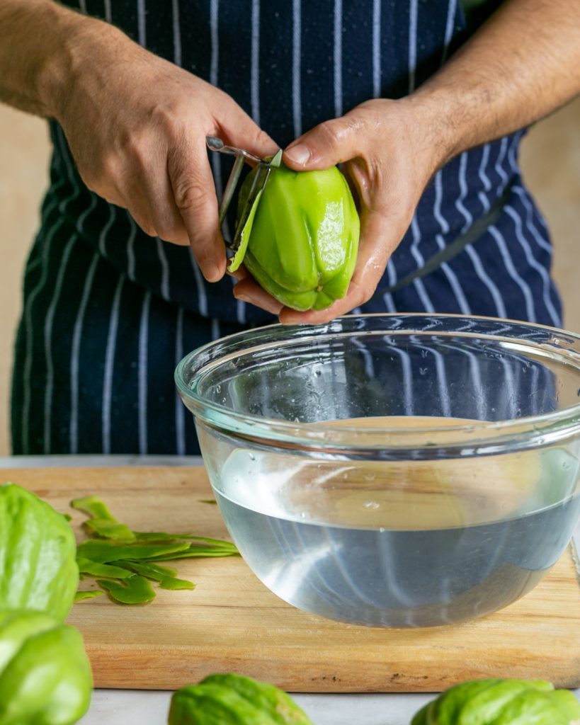 How to cook choko vegetable Between2Kitchens