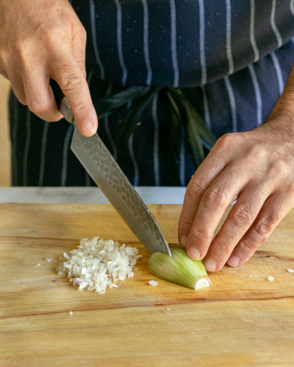 Finely Chopped shallots