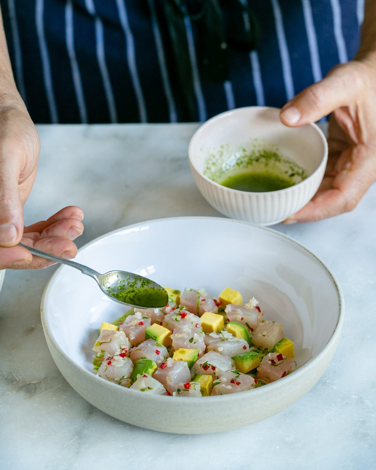 Coriander chilli dressing