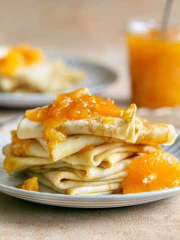 Parisian Crepes with Mandarin