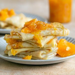 Parisian Crepes with Mandarin