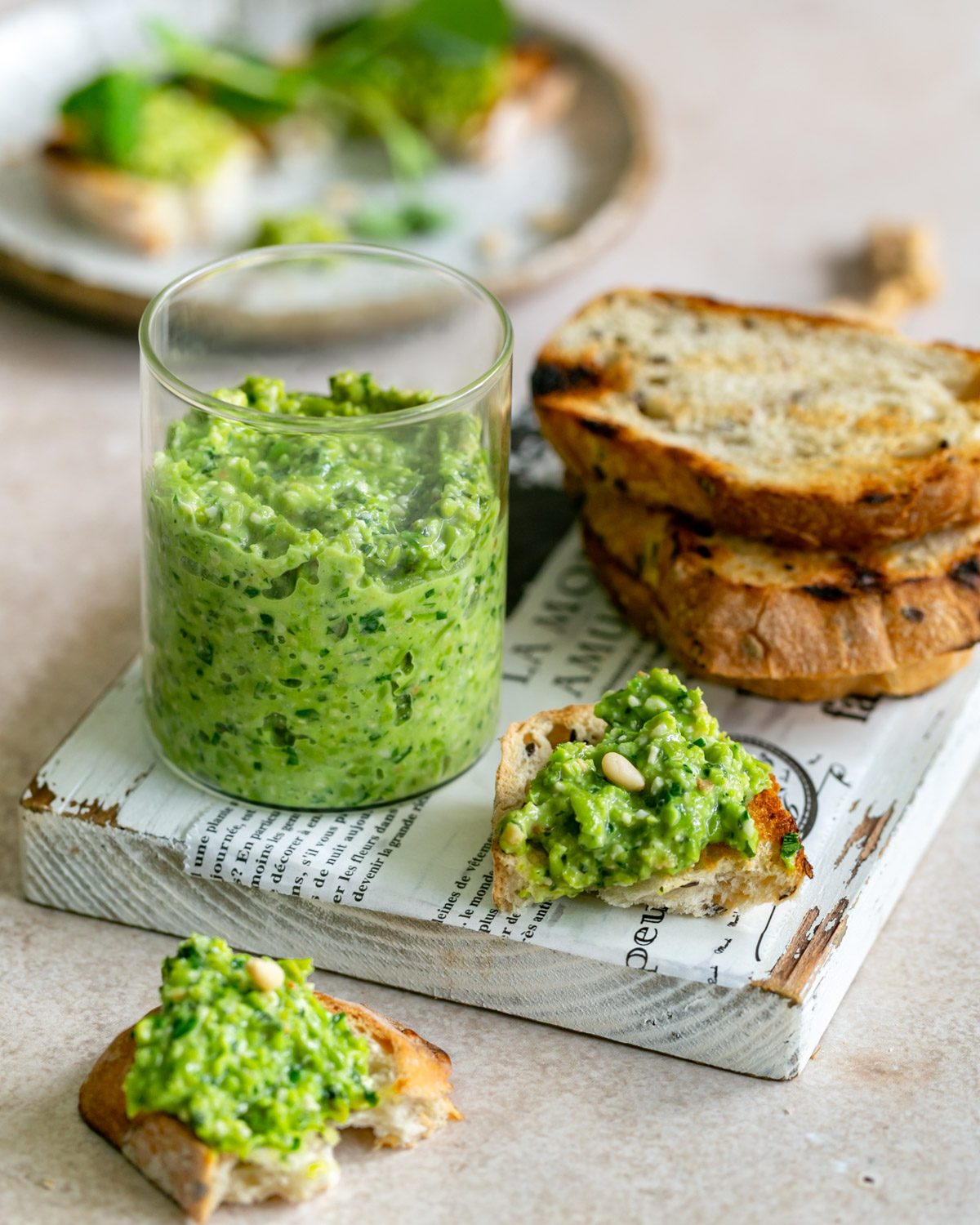 Easy Pea and Mint Pesto Between2Kitchens