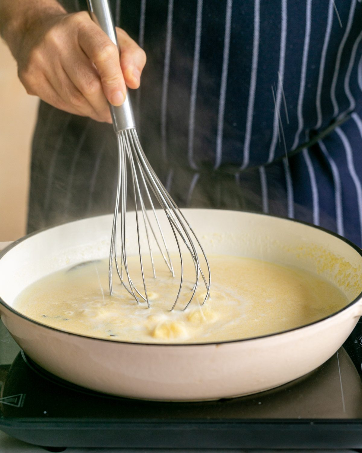 Cooking polenta