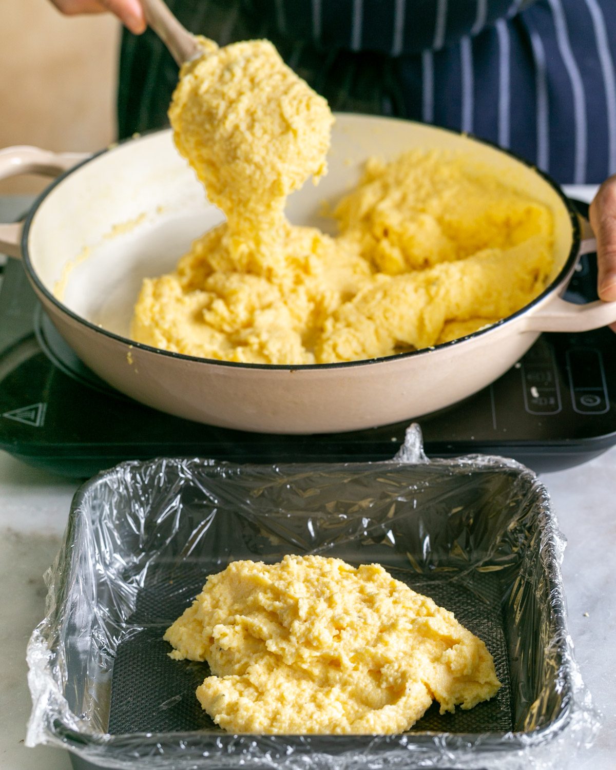 Setting the polenta 