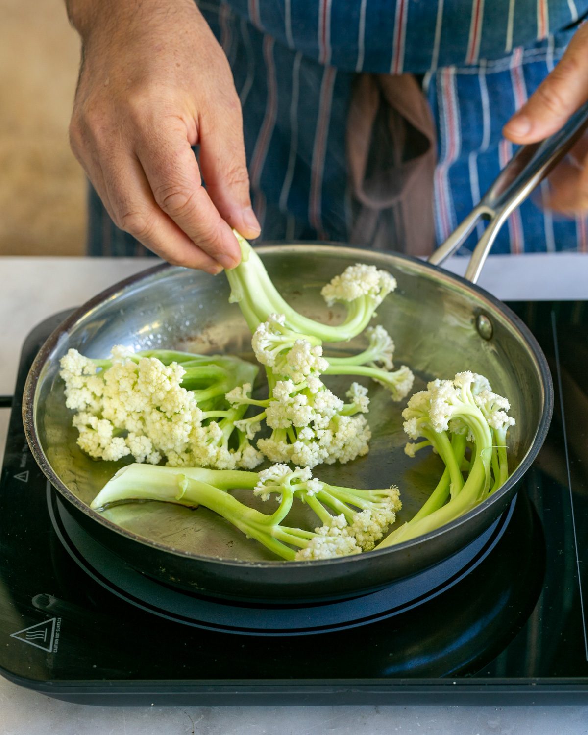 cooking cauli blossom