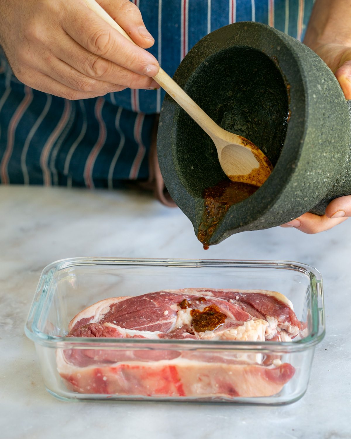 Marinating lamb chops 