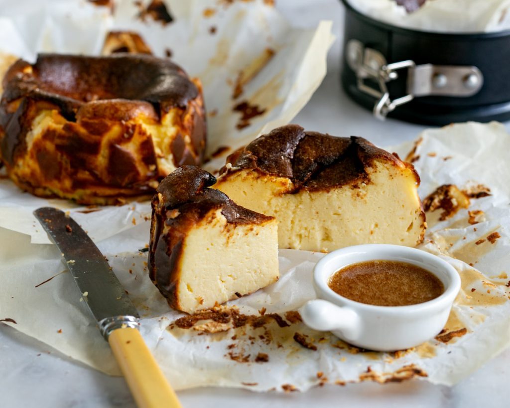 Mini Basque Cheesecake Between2Kitchens